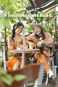 5minutes on foot�D